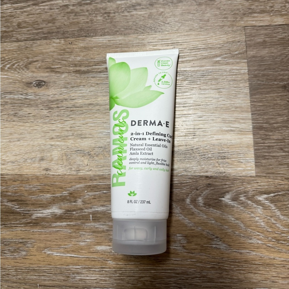 DERMA E Ramos 2-in-1 Defining Curl Cream + Leave-In - Picture 2 of 6
